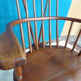 Pair of Scandinavian fan armchairs