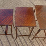 Mahogany gigognes tables