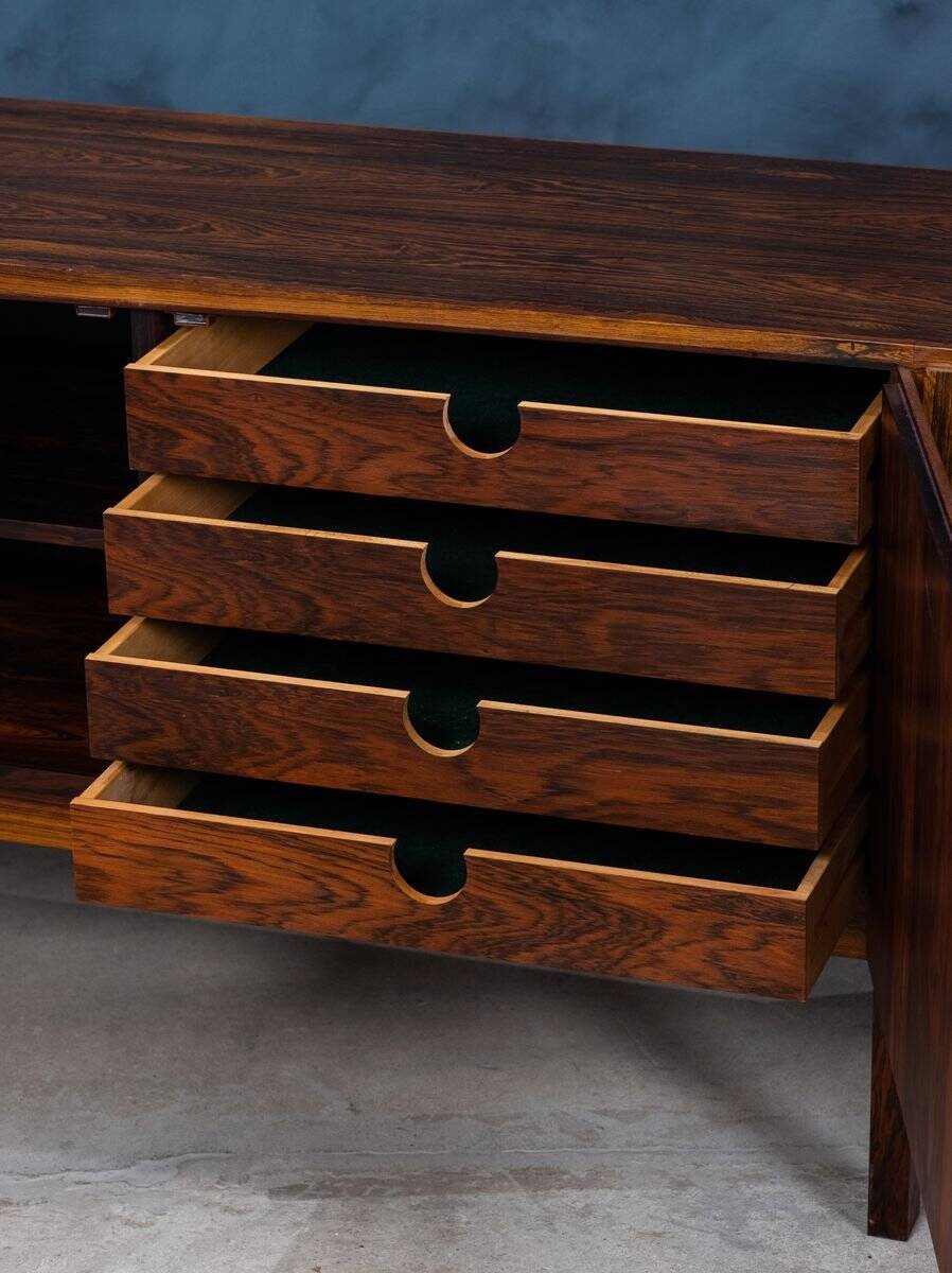 Mid-Century Credenza in Rosewood by Arne Hovmand-Olsen for Mogens Kold Møbelfabrik, Denmark, 1960s