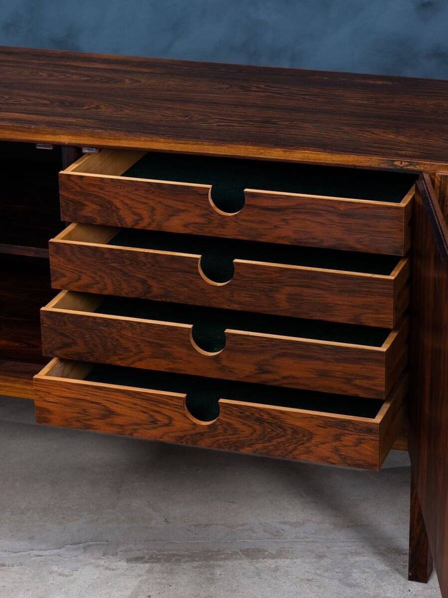 Mid-Century Credenza in Rosewood by Arne Hovmand-Olsen for Mogens Kold Møbelfabrik, Denmark, 1960s