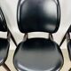 6 Pégase Baumann chairs, black, 1960s
