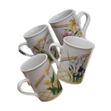 Set of 4 vintage cups