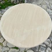 Louis XVI style round table in painted wood
