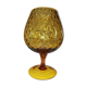 Vase verre ambre