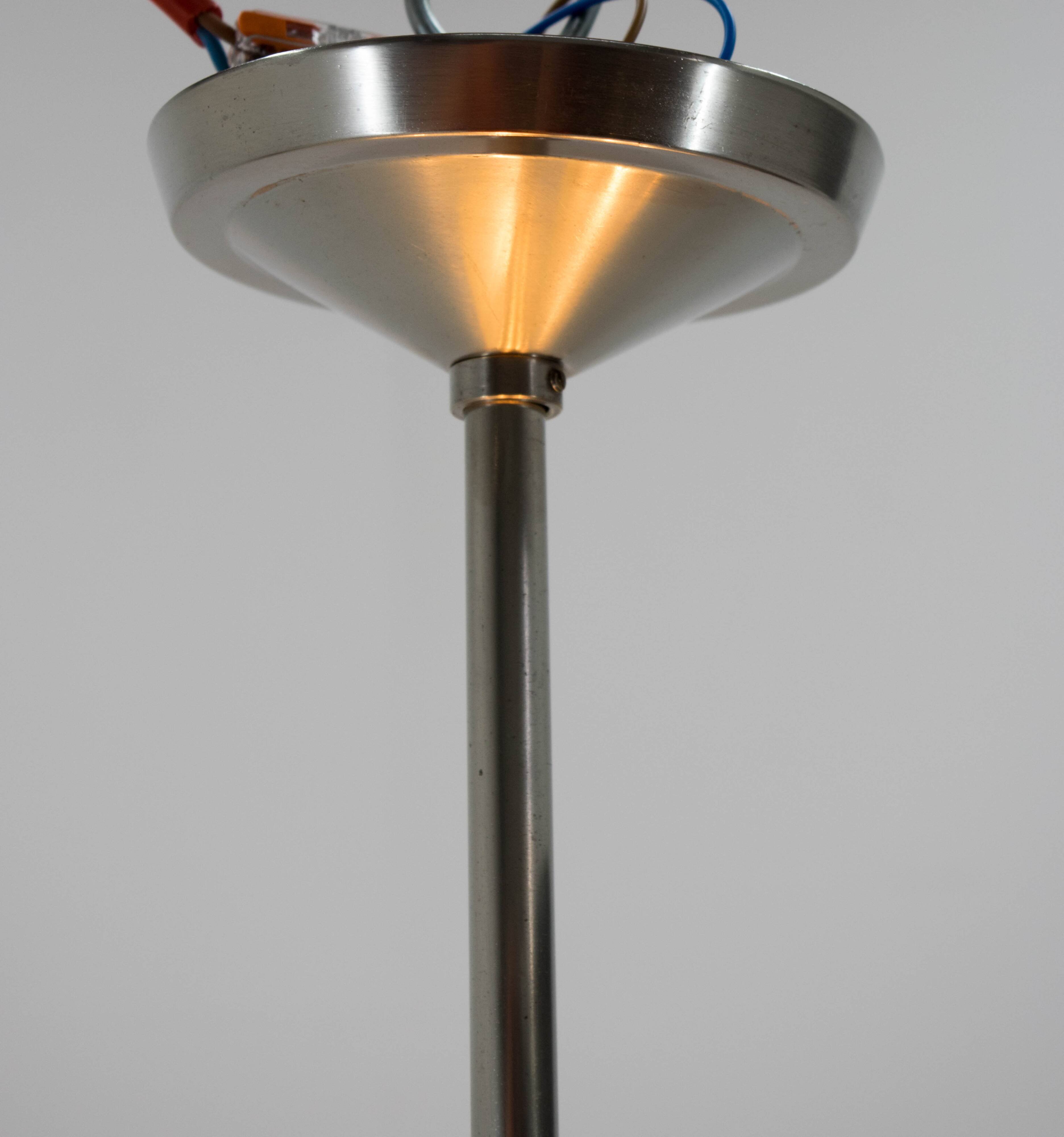 Functionalist / Art Deco Chandelier, 1930, Restored