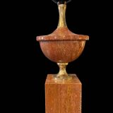 Vintage marble lamp base