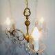 3-light bronze chandelier
