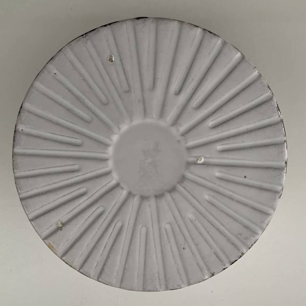 Small ceramic bowl, hand-painted, abstract pattern, 1950s-60s.