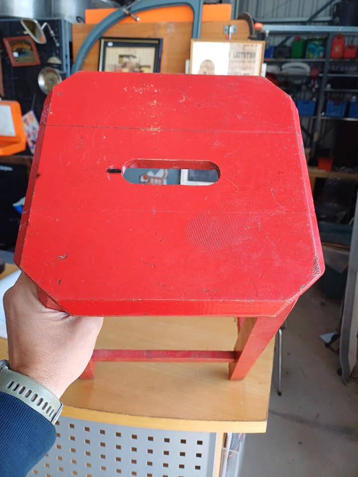 Vintage workshop stool