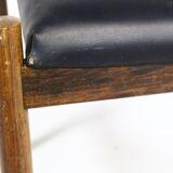 Tabouret danois en palissandre années 1960