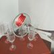 Champagne flutes, cut crystal from Lorraine, with original box.
