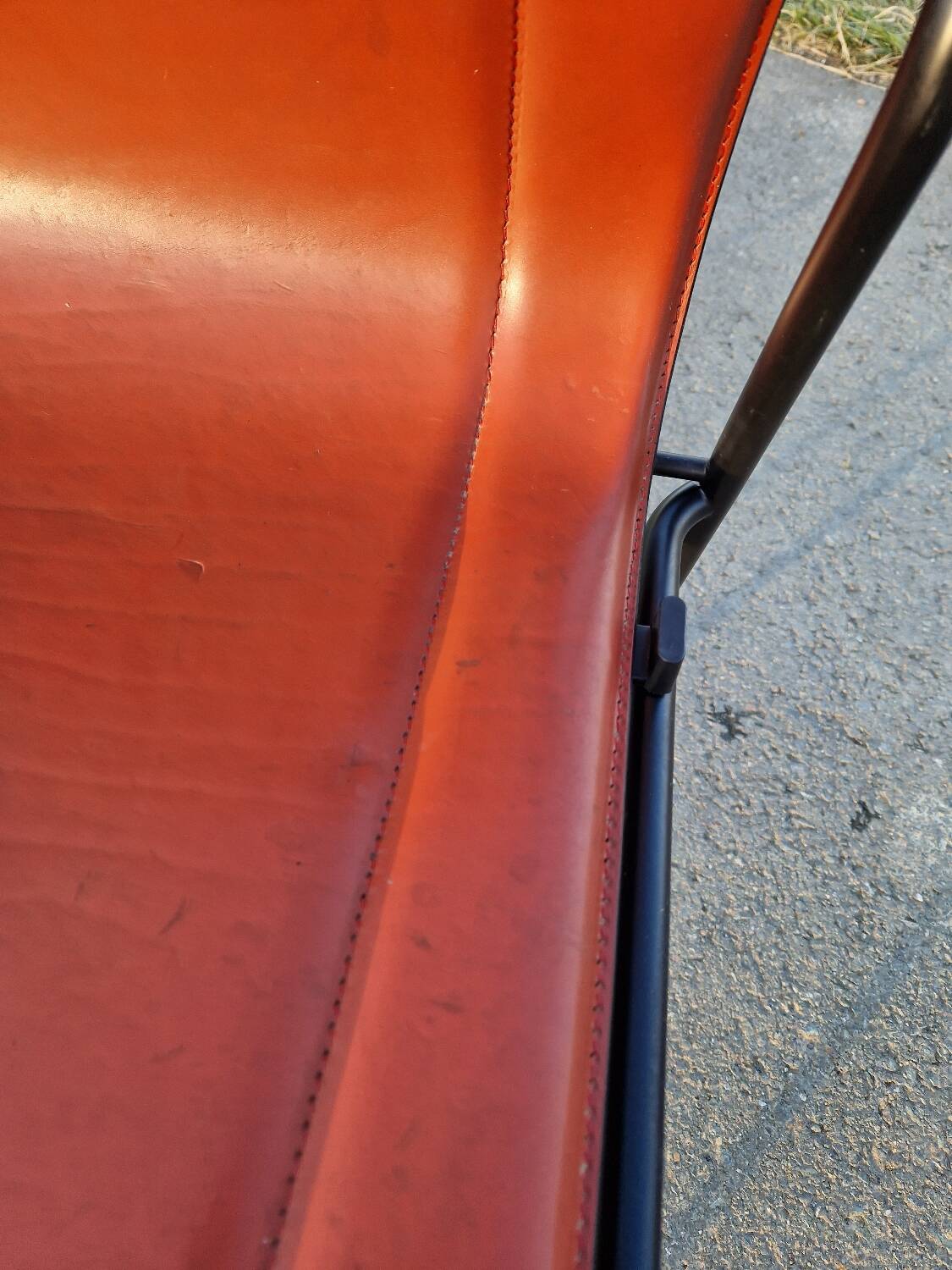 Lot de 2 chaises en cuir Matteo Grassi