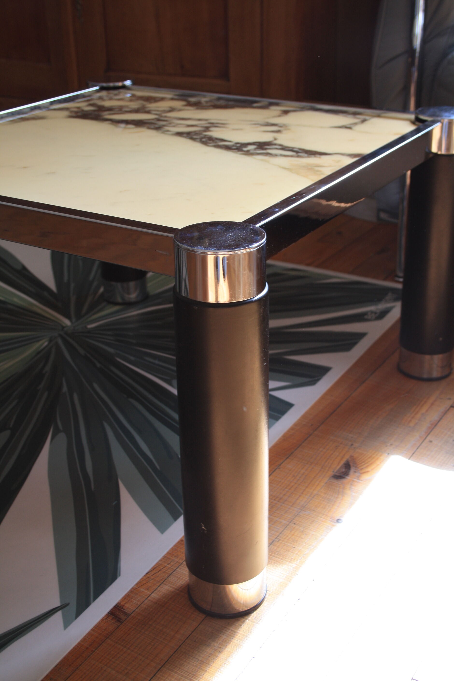 Table basse carrée marbre