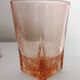 Set of 6 vintage old pink glasses