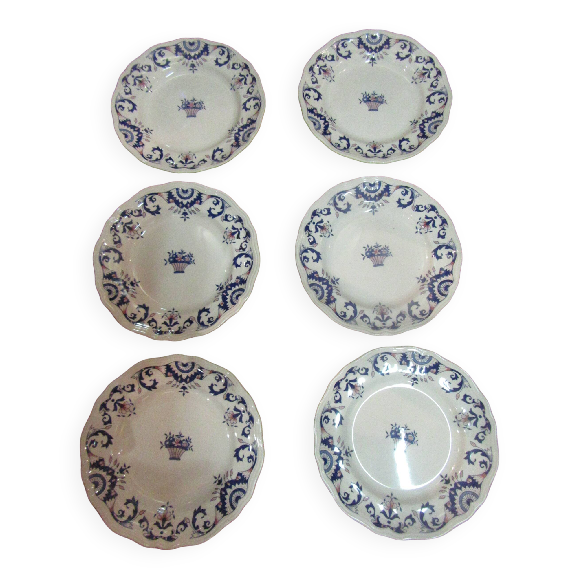 6 Lonchamps flat plates, Rouen model