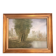 Old Oil Painting Canvas Pastoral Landscape Cow Gérard Roux