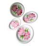 4 Ceramic dessert plates