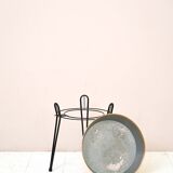 Vintage metal planter