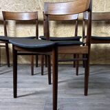 Set of 6 Henry Rosengren Hansen Model 39 Dining Chairs Rosewood
