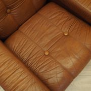 Fauteuil marron, design italien, années 1970, production : Italie
