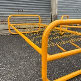 Pair of metal beds by Marc Berthier, Twenty Tube collection, 1972
