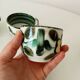 Set of 4 vintage Boch Belgium cups from the 1960s.