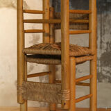 Series of four chairs and two armchairs Danish design 1960'