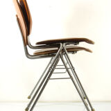 Danish wooden Plywood stackable chairs  1960s – Arne Jacobsen style