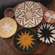 African woven basket
