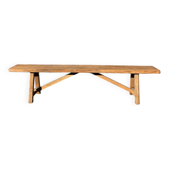 Olavi Hanninen brutalist elm bench 1960