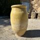 Ancient terracotta pottery jar from the 19th century.