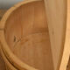 Basket handmade and painted.