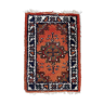 Persian carpet hamadan 41cm x 58cm 1970s