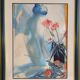 Original signed lithograph ‘’Nude with Dahlias’’ by Jean Baptiste Valadié