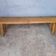 Bench 144 cm old patinated solid wood