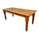 Table de ferme en pin massif fin XIXe, 187cm