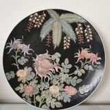 Chinese flower plate