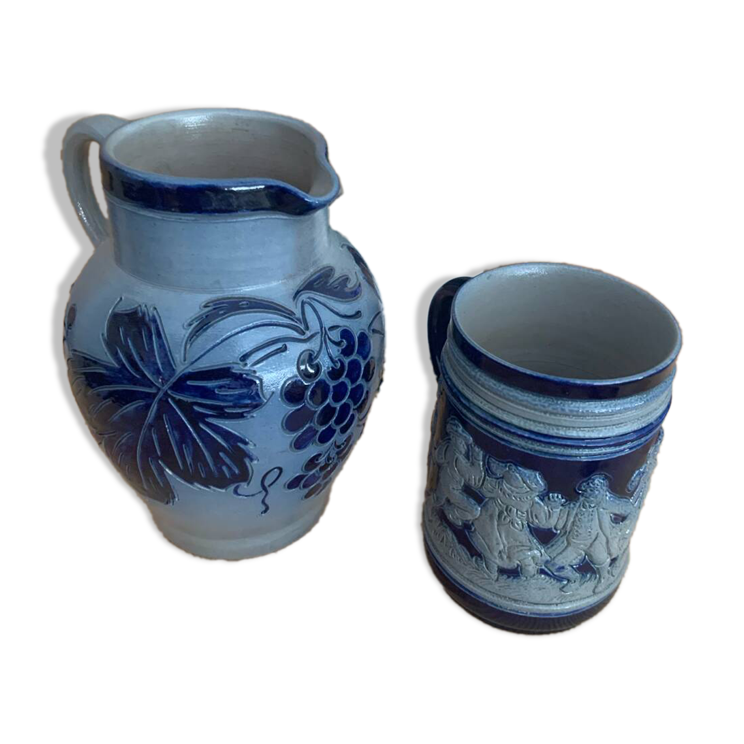 Pichet et chope Betschdorf grès au sel