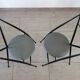 Cinderella folding chair pair by Yamakato, 1980s.