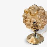 Ensemble de 2 lampes en verre bullé par Helena Tynell 1970