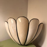 Vintage glass wall lamp