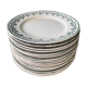 Set of 16 flat plates model Georgette Moulin des Loups & Hamage