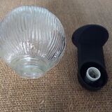Glass ball globe wall lamp