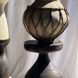 Pawn Brown - Stool, side table in the shape of a brown pawn.