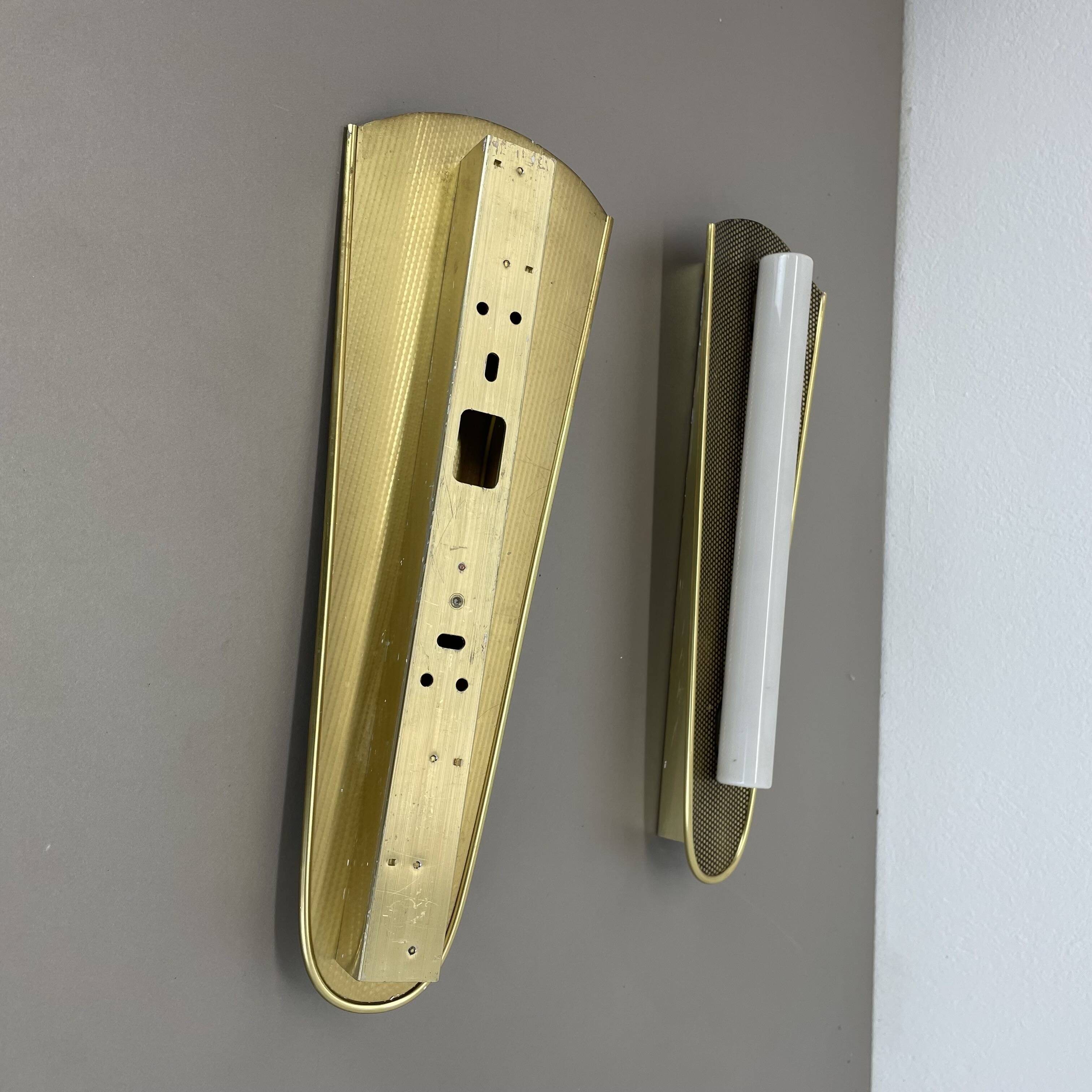 Set of 2 Large 37 cm Honeycomb Theatre Wall Light Elements, Germany, 1950s