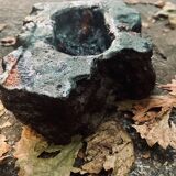 Empty pocket/ashtray in enamelled lava