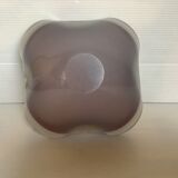 Empty pocket flower in glass paste purple