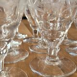 10 vintage wine glasses
