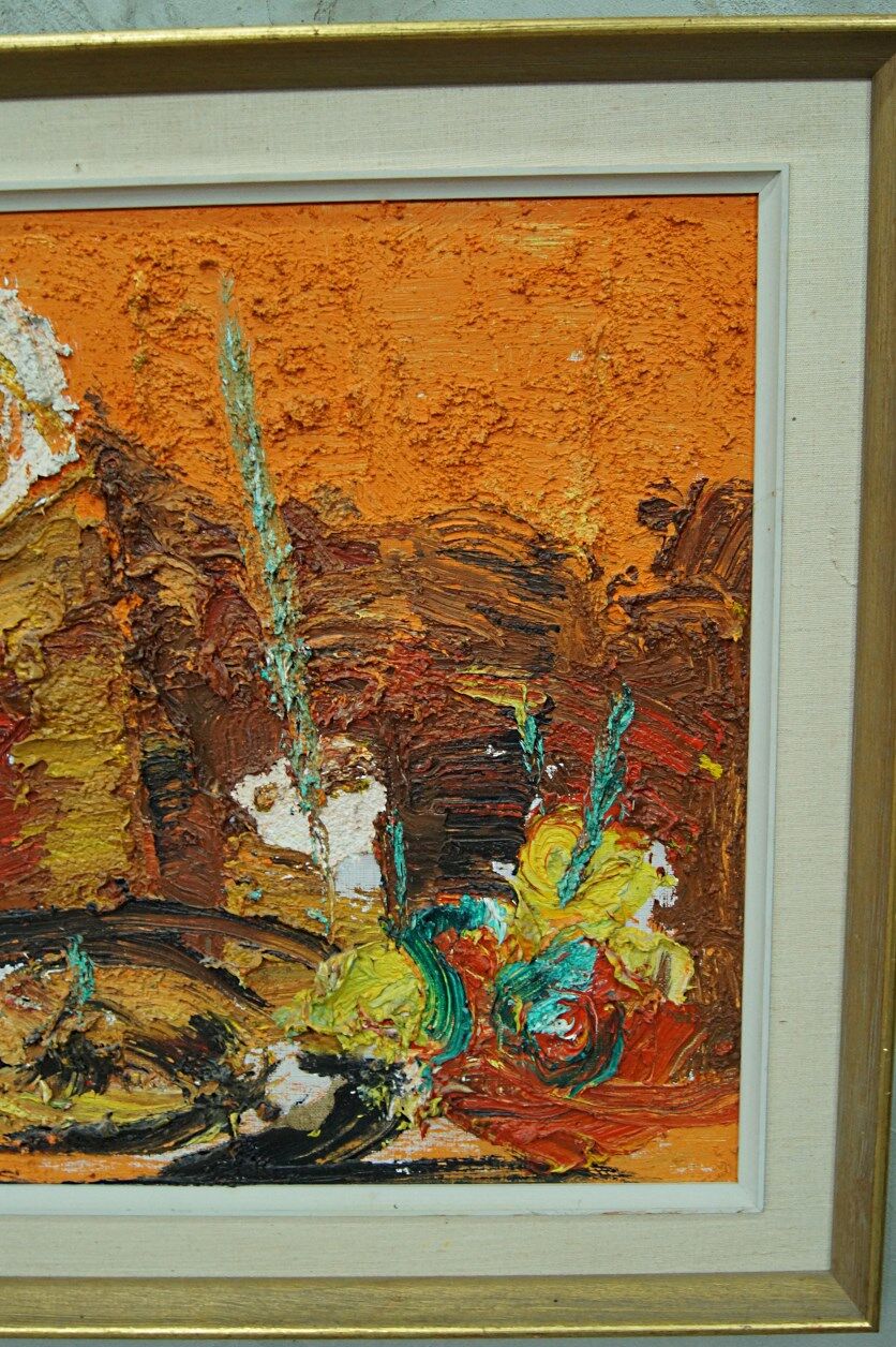 Einar persson (1918-2006), swedish abstract still life, oil on canvas, 1960s