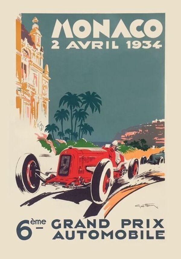 Affiche Monaco Géo Ham